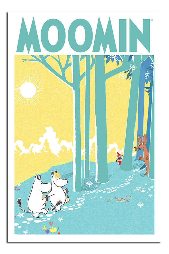 Moomin Forest Childrens Animation Poster