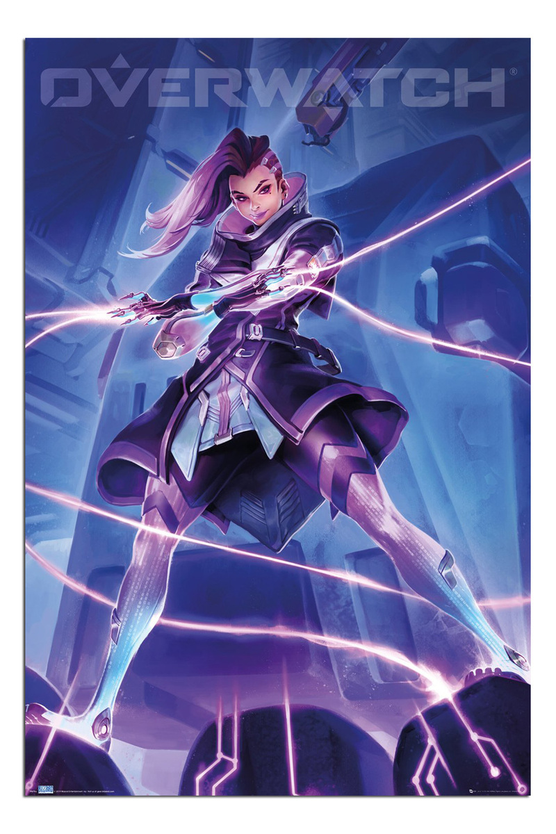 Overwatch Sombra Gaming Poster