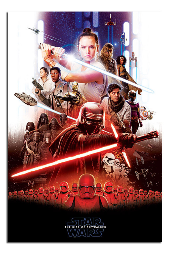 Star Wars Rise Of Skywalker Saga Poster Maxi 91.5 x 61cms 36 x 24 Inches 