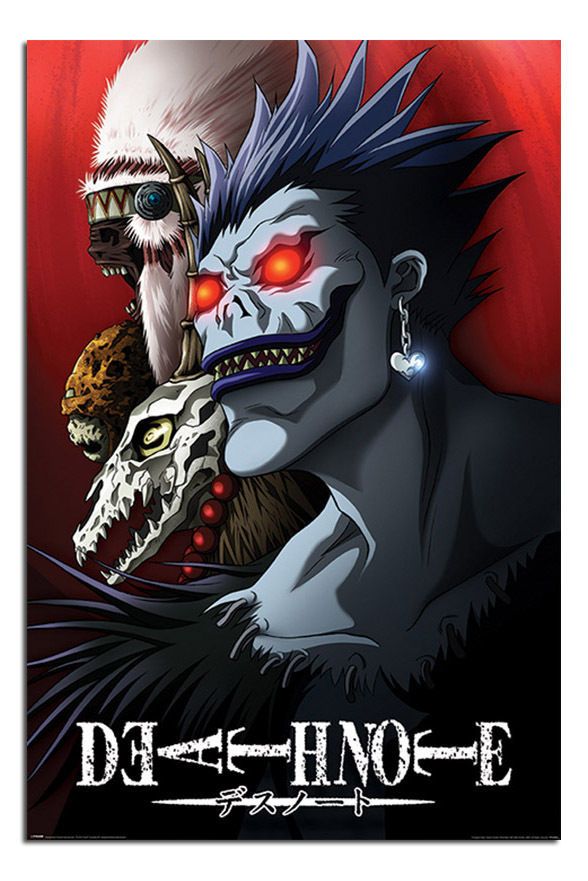 Poster print with frame Death Note - From The Shadows | Europosters