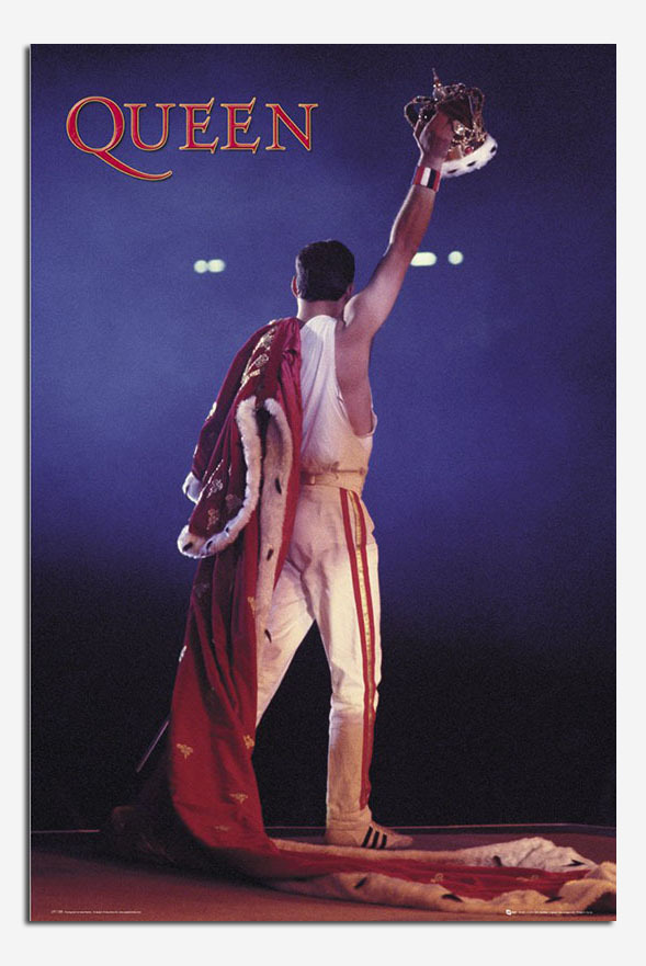 Laminated Queen Brazil 1981 Poster Official Licensed 24x36"UK Seller 