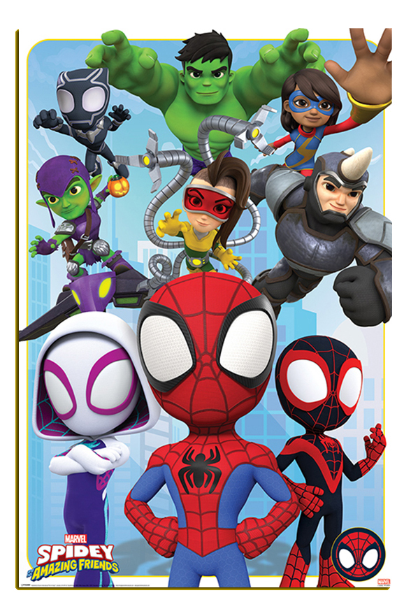 Spidey And His Amazing Friends Poster