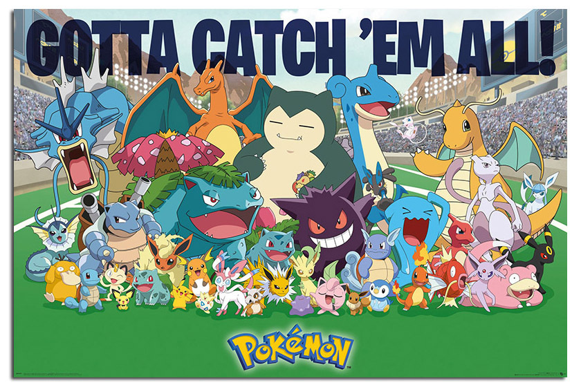 Pokémon Kanto 151 Poster 61x91.5cm