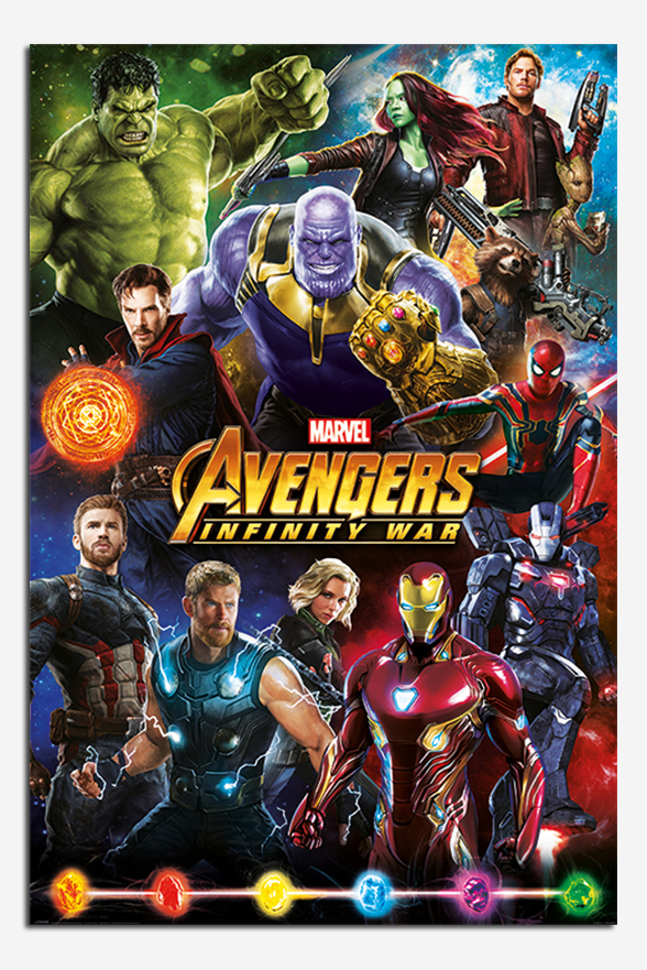 Avengers Infinity War Characters Poster