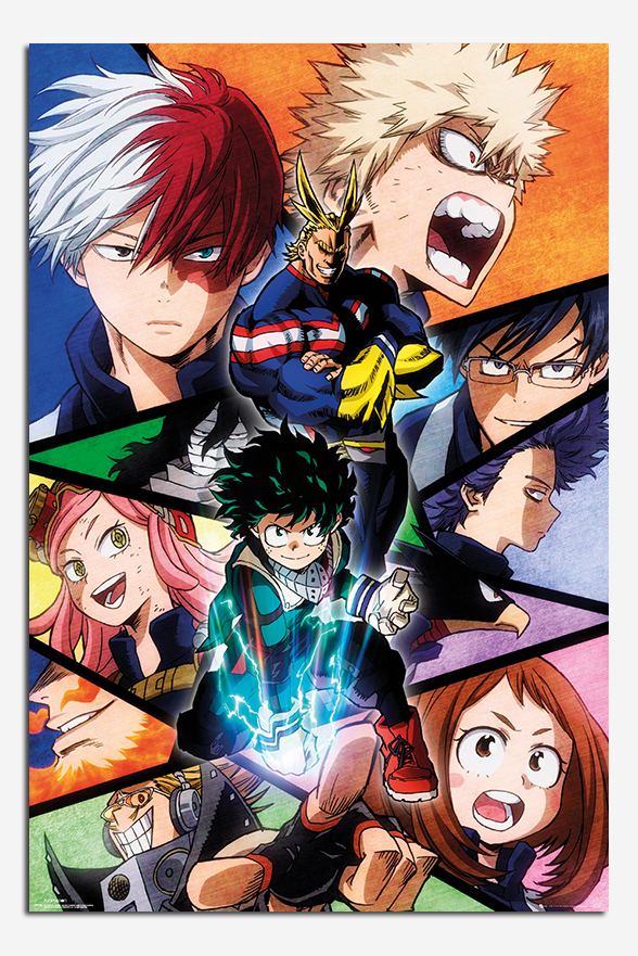 My Hero Academia - Heroes - Anime Poster (24 x 36 inches